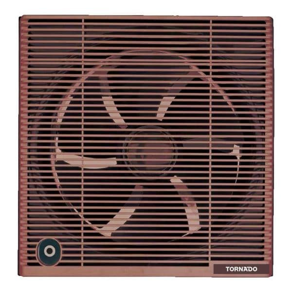 TORNADO Bathroom Ventilating Fan, 30 cm, Privacy Grid - Brown, TVS-30NM