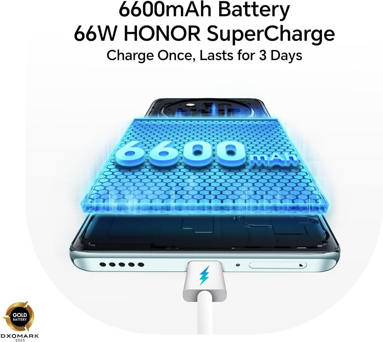 Honor X9C Dual SIM, 256GB, 12GB RAM, 5G - Jade Cyan (Local Warranty)