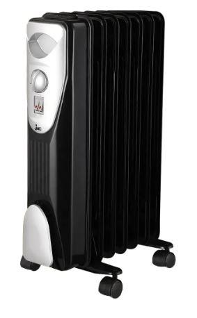 product-Jac Oil Heater, 7 Fins, 1200 Watt, NGH-327B - Black