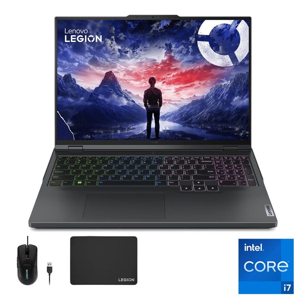 Lenovo Legion 5 Pro 16IRX9 Laptop - Intel® Core™ i7-14650HX - 16GB - 1TB SSD - NVIDIA® GeForce® RTX 4060 8GB - 16" WUXGA - Grey