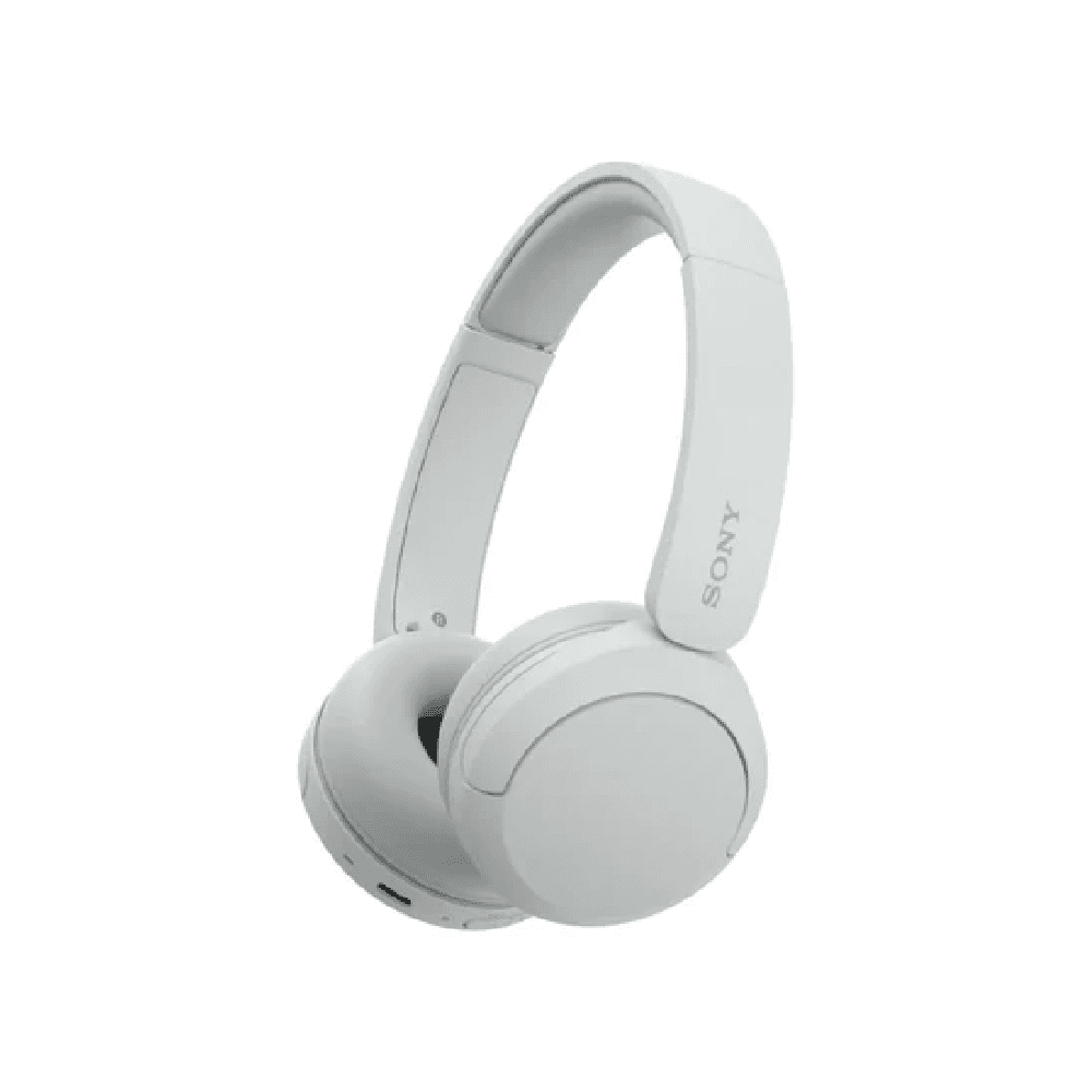 Sony Over-Ear Wireless Headphones with Microphone, White- WH-CH520