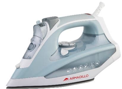 Armadillo Steam Iron, 2200 Watt, Grey - ARM-SDA-IRN-GRY-0001