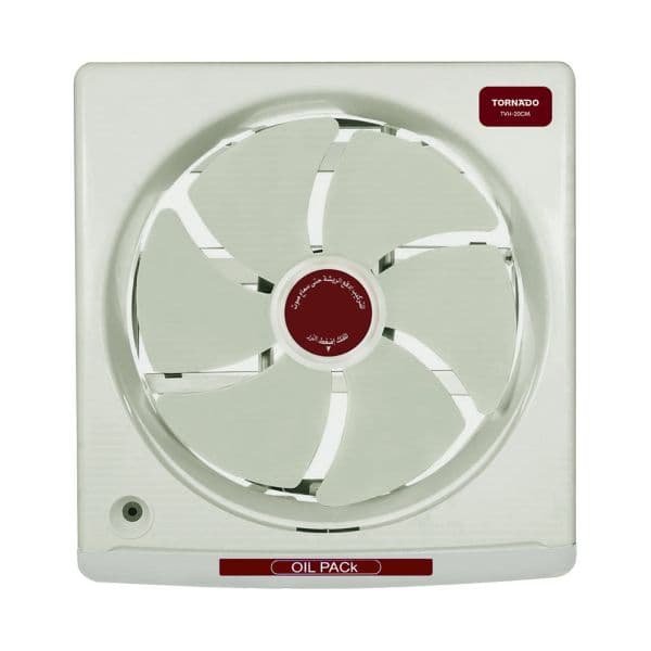 TORNADO Kitchen Ventilating Fan, 20 cm, Oil Drawer - Creamy, TVH-20CM