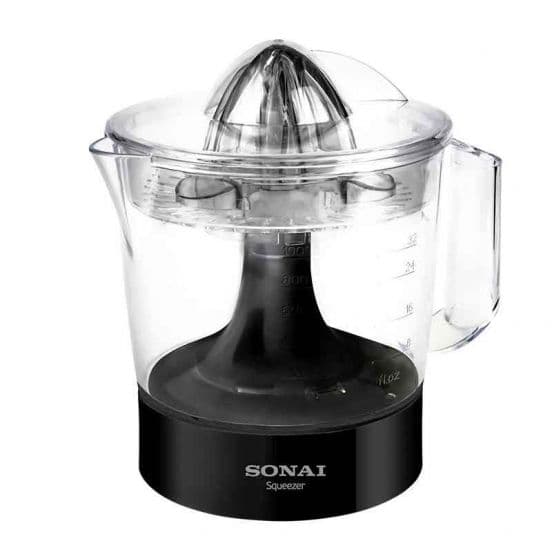 سوناي عصارة حمضيات اسكويزر، 30 وات، 1 لتر - اسود، MAR-755
