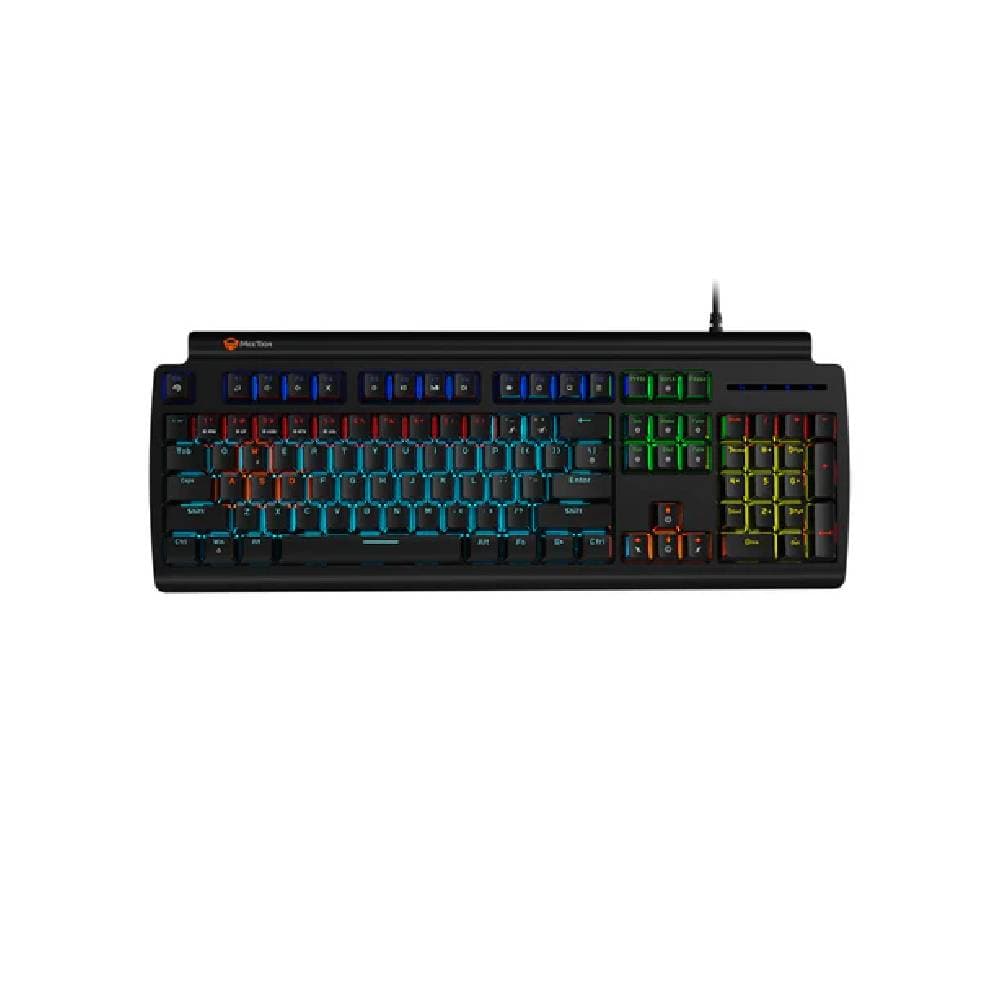 Meetion MT-MK600RD Red switch Arabic Wired Mechanical Keyboard - Black