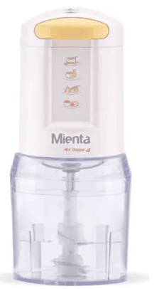 product-Mienta | Mini Chopper, 400 Watt, 0.5 Liter, White - CH-173