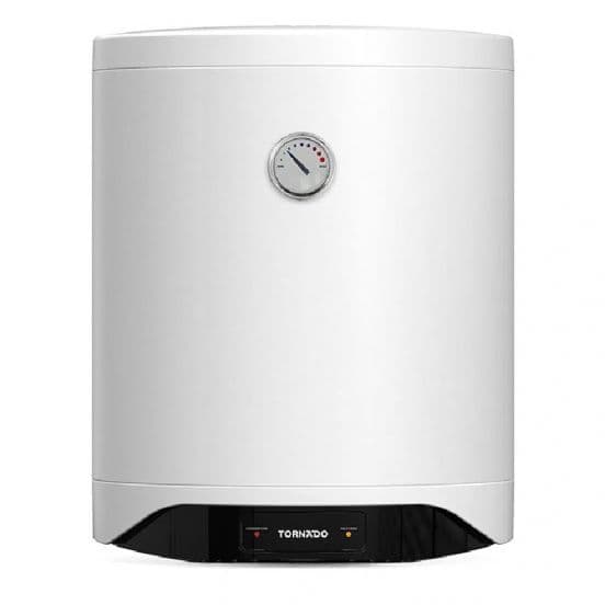 Tornado | Electric Water Heater, 40 L, Enamel, LED lamp - White, TEEE-40MW