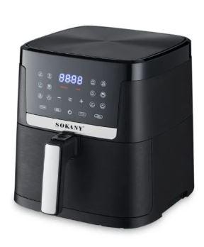 product-Sokany Digital Air Fryer, 8.5 Liters, 1800 Watts, Black - Sk-10004