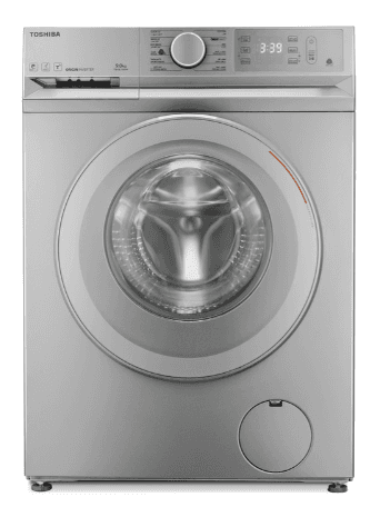 product-Toshiba Front Load Automatic Washing Machine, 8Kg, Inverter Motor, Silver - TW-BL90A4EG(SS)