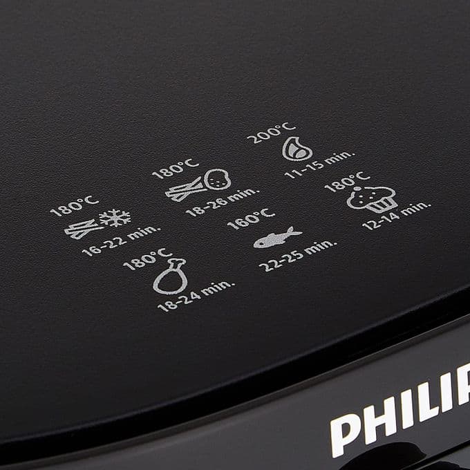Philips Air Fryer, 4.1L, 1400W - Black, HD9200/91