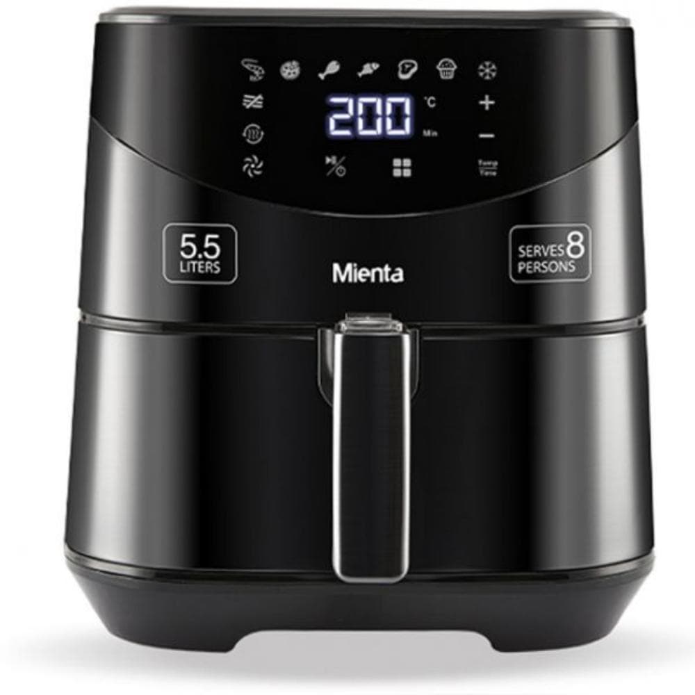 Mienta Air Fryer, 1700 Watt, 5.5 Liters, Digital, AF47234A - Black