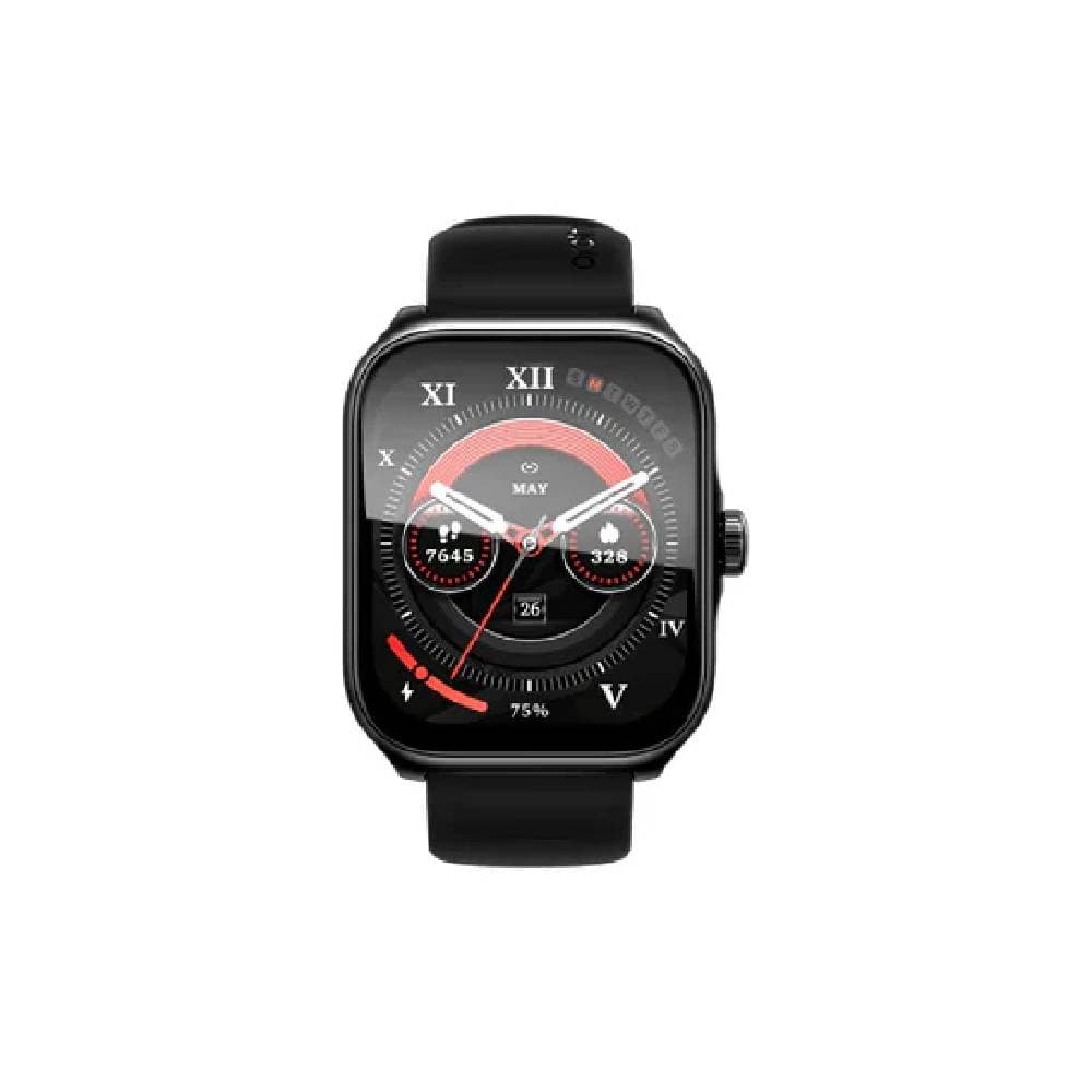 Oraimo Nova AM Smart Watch for Unisex, AMOLED Display, 2.01 Inch, Black - OSW-812


