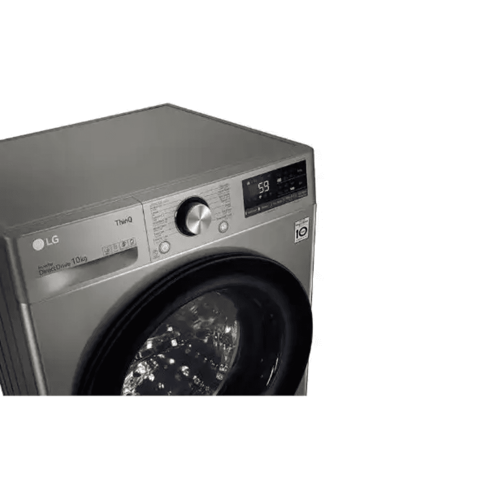 LG Vivace Fully Automatic Washing Machine, 10 kg, F4Y5RYGYPV - Silver