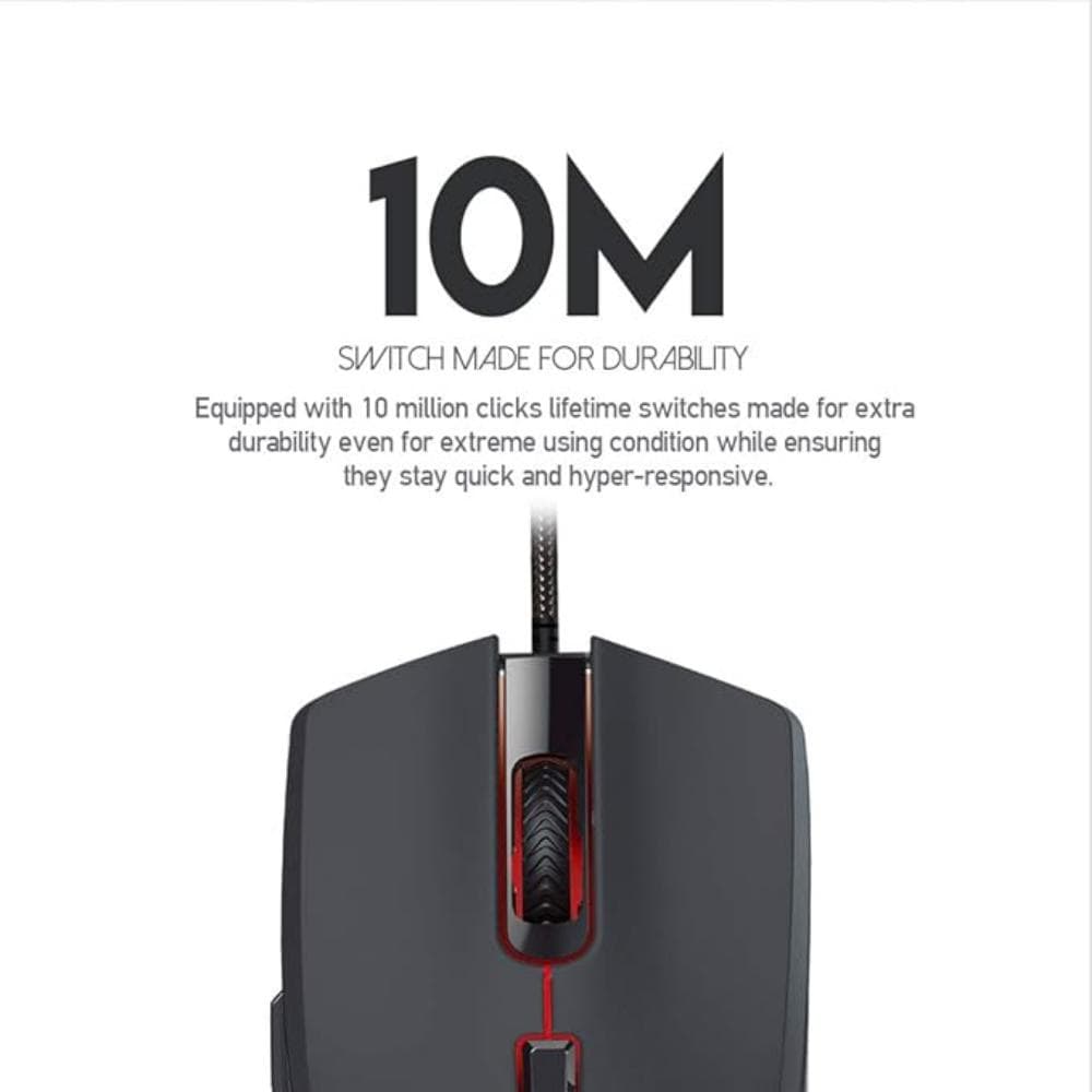 Fantech VX7 CRYPTO Gaming Mouse - Black