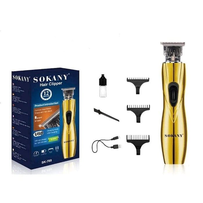 Sokany Hair Trimmer &amp; Hair Clipper AC &amp; Rechargeable - SK-789