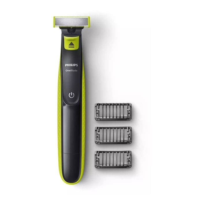 Philips OneBlade Wet and Dry Trimmer and Shaver - Green Grey - QP2520