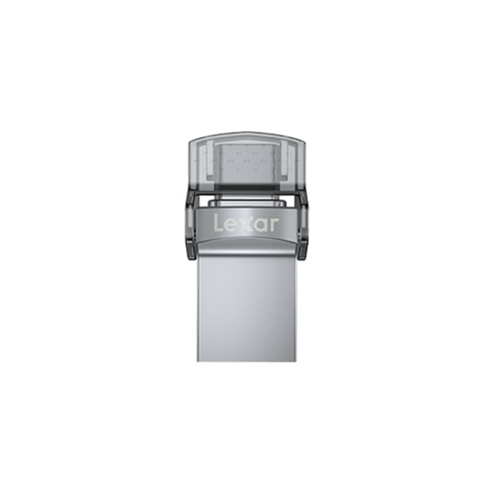 Lexar Jump Drive Dual Drive D35c USB 3.0 Type-C 32GB Flash Drive, Silver - LJDD35C032G-BNBNG
