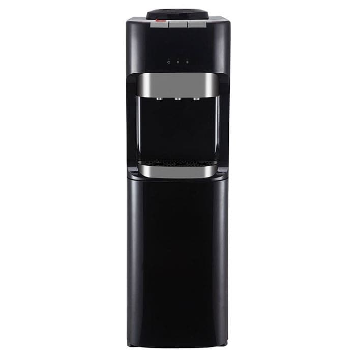 Fresh Water Dispenser 3 Taps Hot , Cold &amp; Warm With Fridge - Black - FW-16BRB