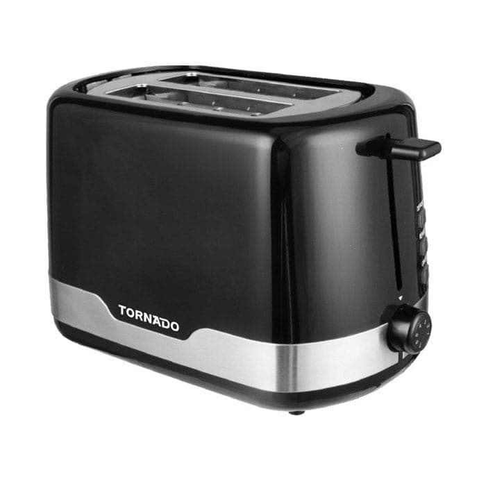 TORNADO Toaster 2 Slices 850 Watt - Black - TT-852-B