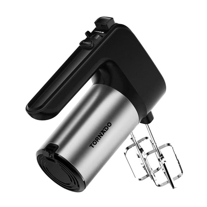 Tornado Hand Mixer 300 Watt 6 Speeds Turbo Speed - Black - THM-300-WL