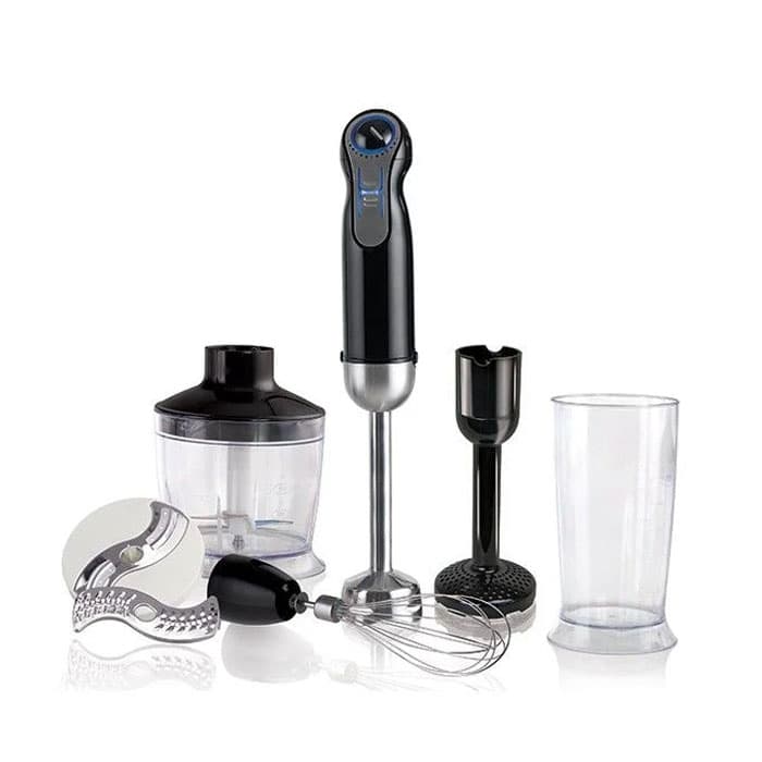 Tornado Hand Blender 800 Watt - Stainless Steel Blades - Turbo speed - Black - HB-800F