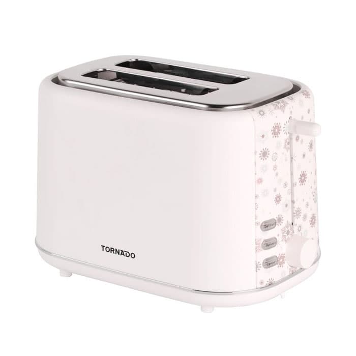 Tornado Toaster 2 Slices - 720-850 Watt - White - TT-852-C