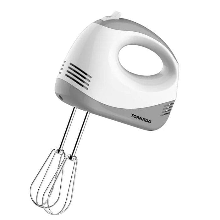 Tornado Hand Mixer 120 Watt - 5 Speeds - White - HM-120T