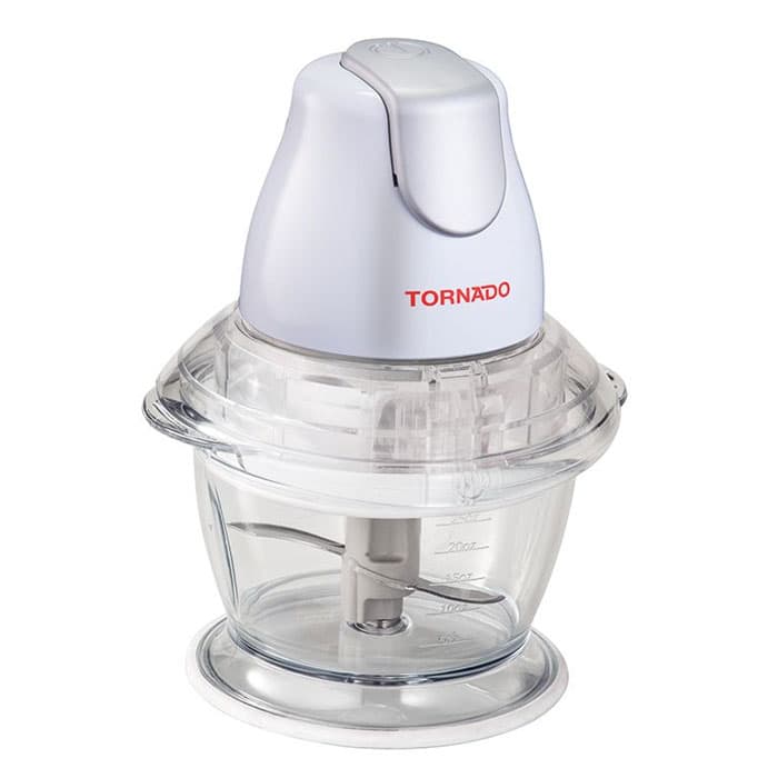 Tornado Chopper 400 Watt - 1 Liter - Mince Meat - Molokhia - White - CH-400M