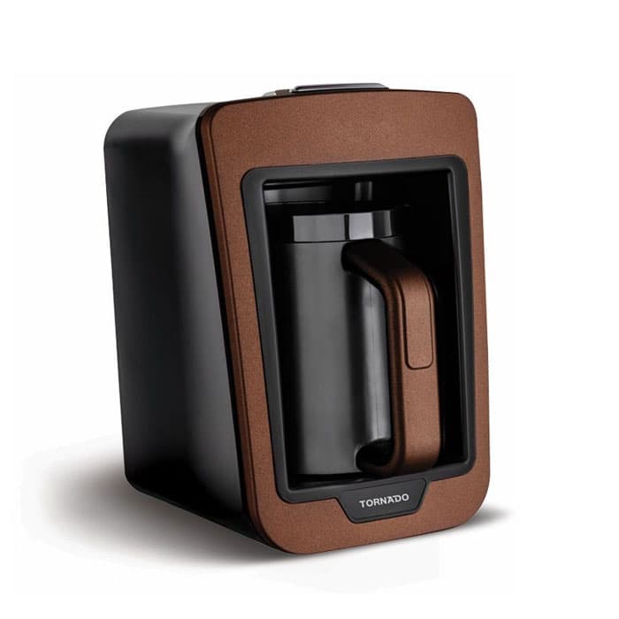 Tornado Automatic Turkish Coffee Maker 735 Watt - 330ml - Brown*Black -TCME100