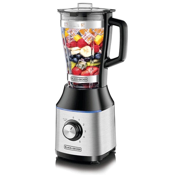 BLACK+DECKER Blender 700W High Speed Premium With Glass Jar - Bx650g-B5