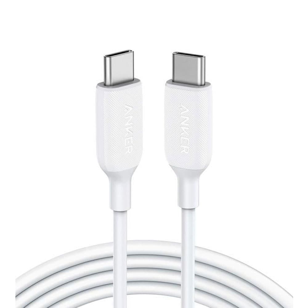 Anker PowerLine III USB-C to USB-C 2.0 Cable 3ft - A8852H21 - White