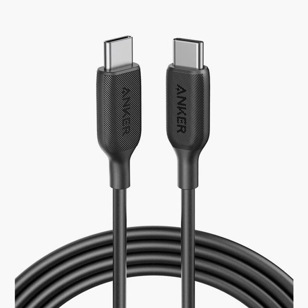 Anker PowerLine III USB-C to USB-C 2.0 Cable 3ft - A8852H11 - Black