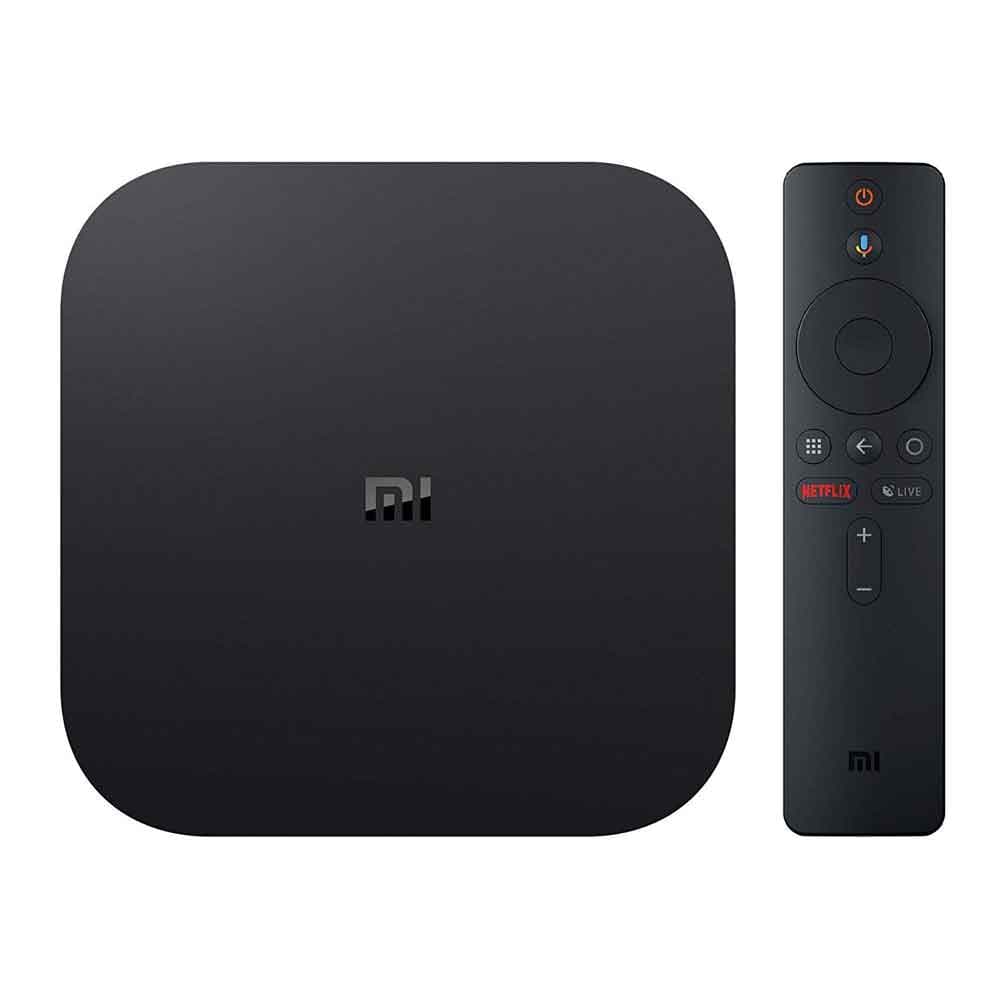 Mi Box S Xiaomi 4K Ultra HD Android TV with Google Voice Assistant &amp; Direct Netflix Remote Streaming Media Player US Plug