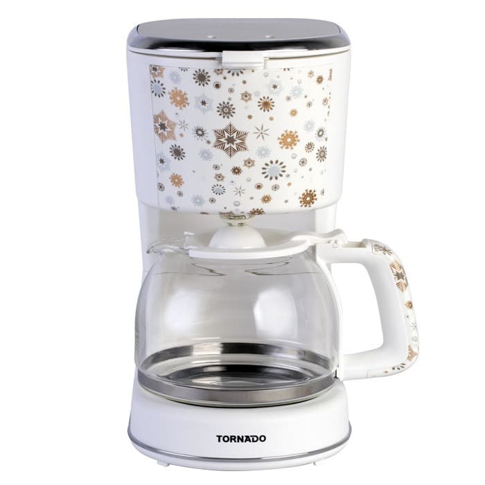 Tornado Automatic American Coffee Maker 1.25L - 900W - White - TCMA-9125-C