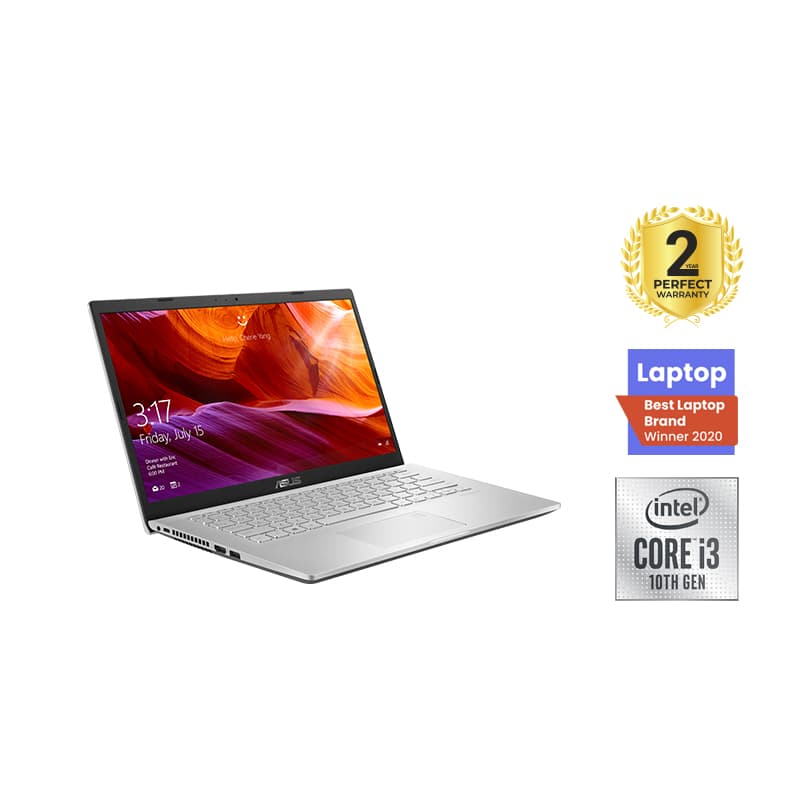 Asus X409FA-BV003T - Intel® Core™ i3-10110U - 4GB - 1TB - Intel® HD Graphics - 14"FHD - Win10 - Silver