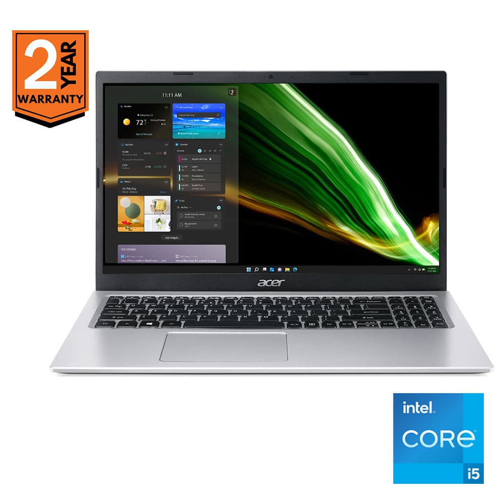 Acer Aspire 3 - Intel® Core™ i5-1135G7 - 8GB - 1TB+256GB SSD - NVIDIA® GeForce® MX350 2GB - 15.6"FHD - Silver