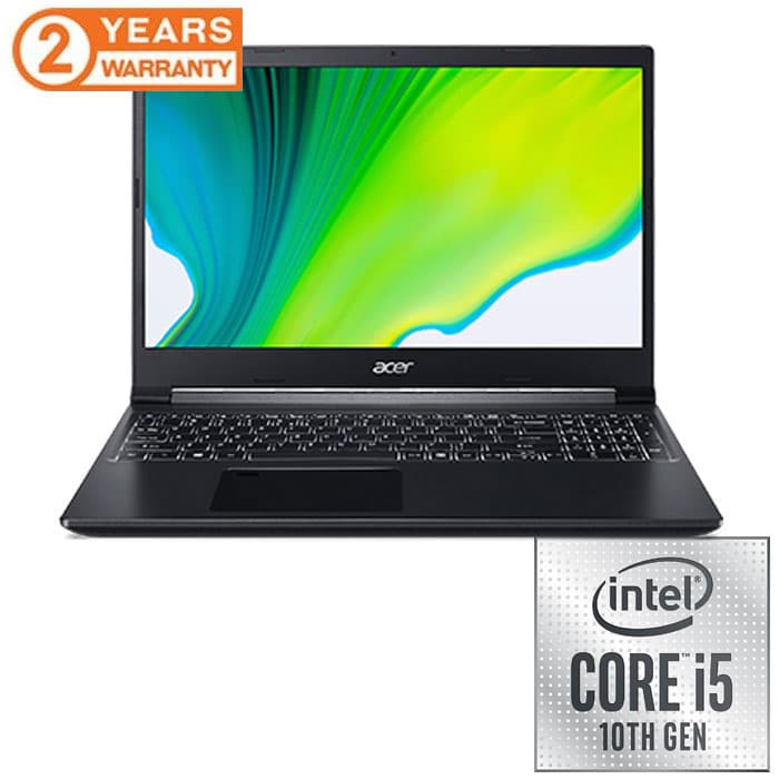 Acer A715-75G-52GZ - Intel® Core™ i5-10300H - 8GB - 512GB SSD - NVIDIA GeForce GTX 1650 4GB - 15.6" FHD - Black