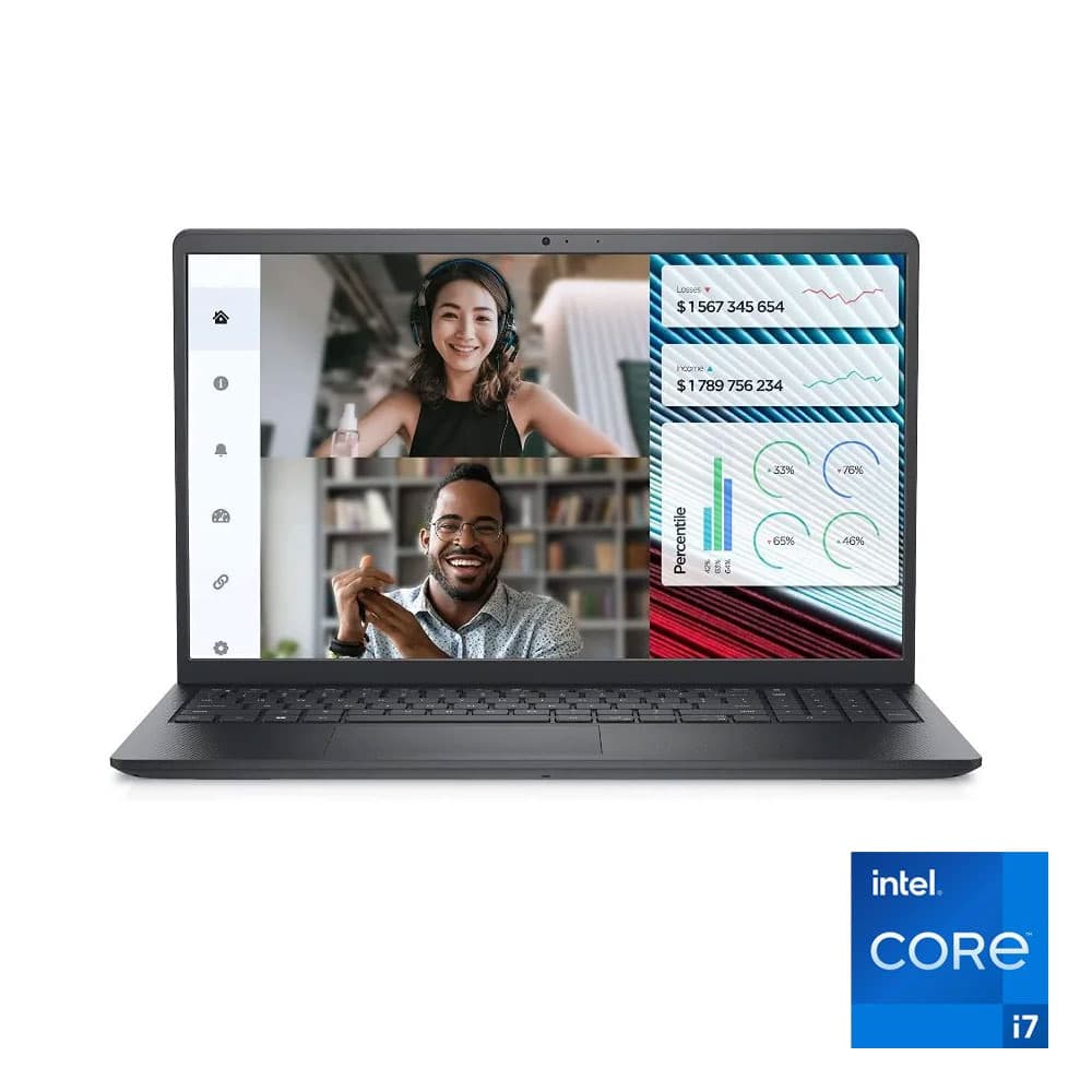 Dell Vostro 3520 Laptop - Intel® Core™ i7-1255U - 8GB - 512 SSD - NVIDIA® GeForce MX550 2GB - 15.6"FHD - Metal