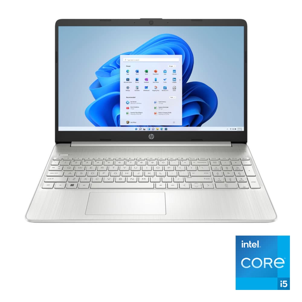 HP 15s-fq5044ne - Intel® Core™i5-1235U - 8GB - 512GB SSD - Intel® Iris® Xᵉ Graphics - 15.6" FHD - Win11 - Natural silver