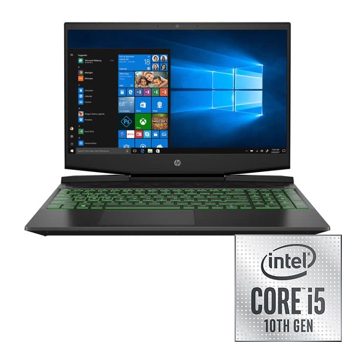 HP 15 dk1056wm - Intel® Core™ i5-10300H - 8GB - 1TB+256GBSSD - NVIDIA® GeForce® GTX 1650 4GB -15.6"FHD - Win10 - Black
