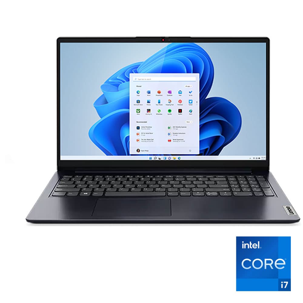 Lenovo IdeaPad 1 15IAU7 - Intel® Core™ i7-1255U - 8GB - 512GB SSD - Intel Iris Xe Graphics - 15.6"FHD - Win11 - Abyss Blue