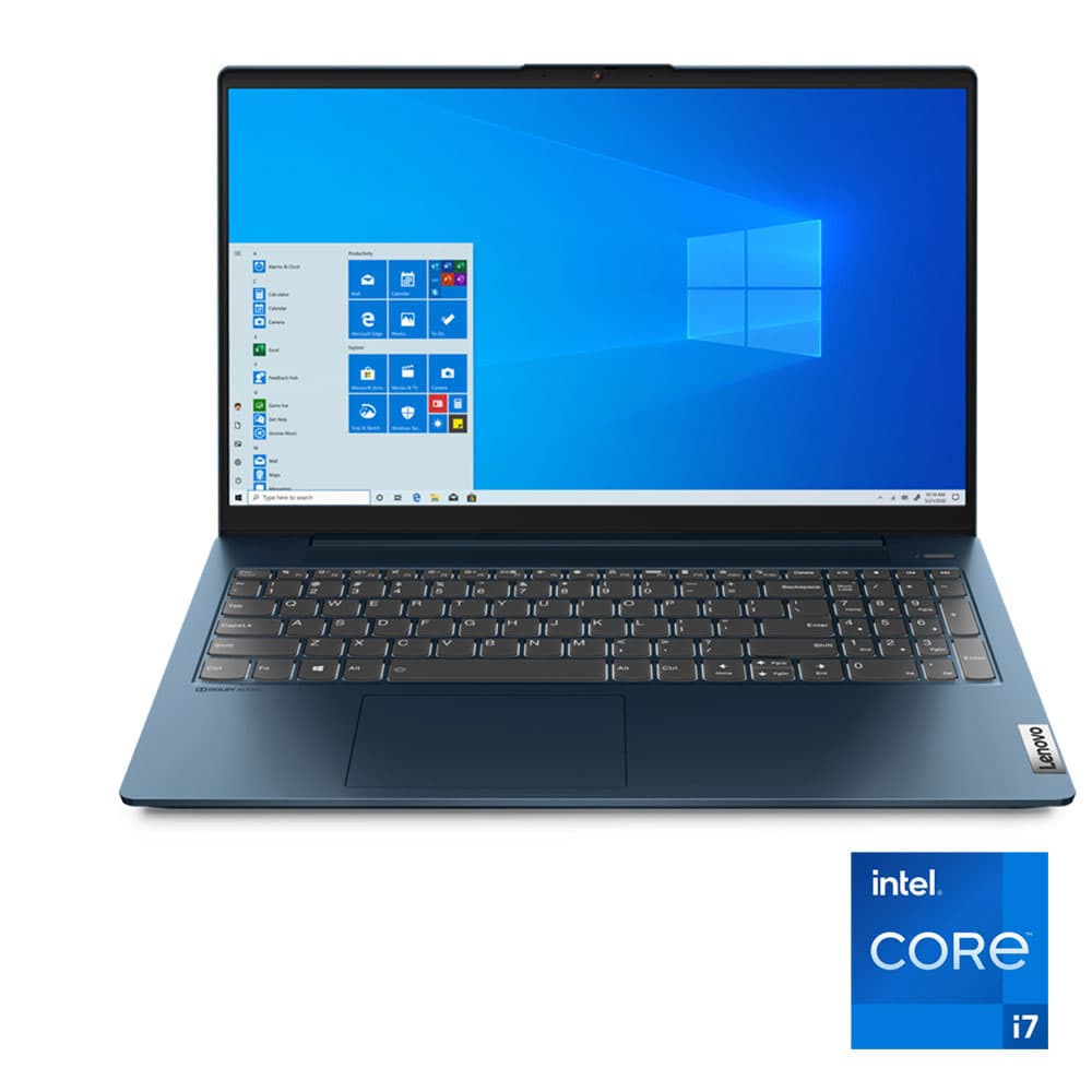 Lenovo IdeaPad 5 15ITL05 Laptop - Intel® Core™ i7-1165G7 - 8GB - 512 SSD - NVIDIA® GeForce MX450 2GB - 15.6"FHD - Abyss Blue