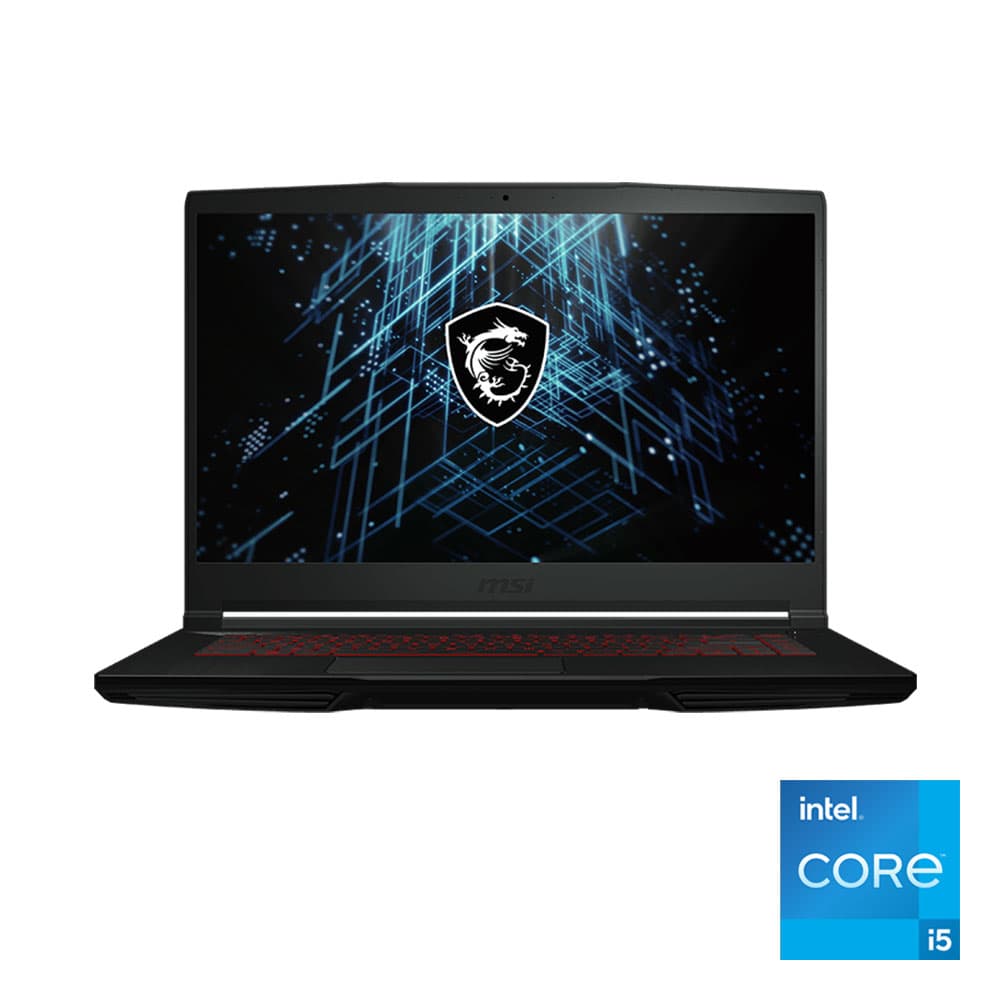 MSI GF63 Thin 11SC Intel® Core™ i5-11400H - 8GB - 1TB+256GB SSD - NVIDIA® GeForce GTX™ 1650 4GB - 15.6" FHD - Black
