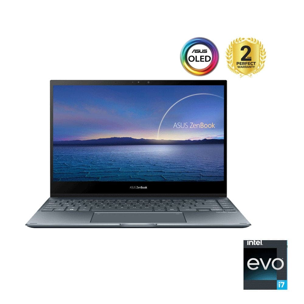 ASUS ZenBook Flip 13 UX363EA-OLED007W - Intel® Core® i7-1165G7 FHD OLED - 16GB - 1 TB SSD - Intel Iris Xᵉ - 13.3'" - Win 11 - Pine Grey 