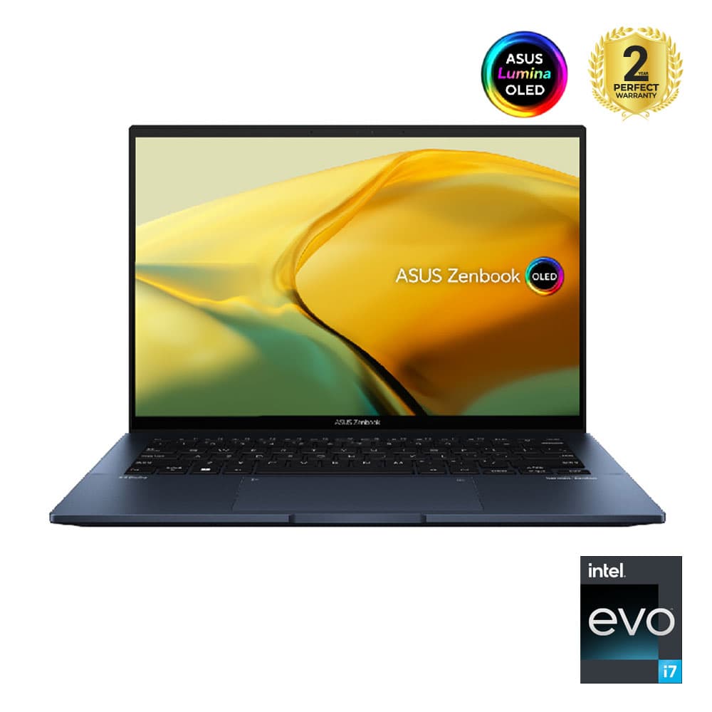 Asus Zenbook 14 OLED UX3402ZA-OLED007W - Intel® Core™i7-1260P - 16GB - 1TB SSD - Intel Iris Xᵉ - 14" OLED - Win11 - Ponder Blue