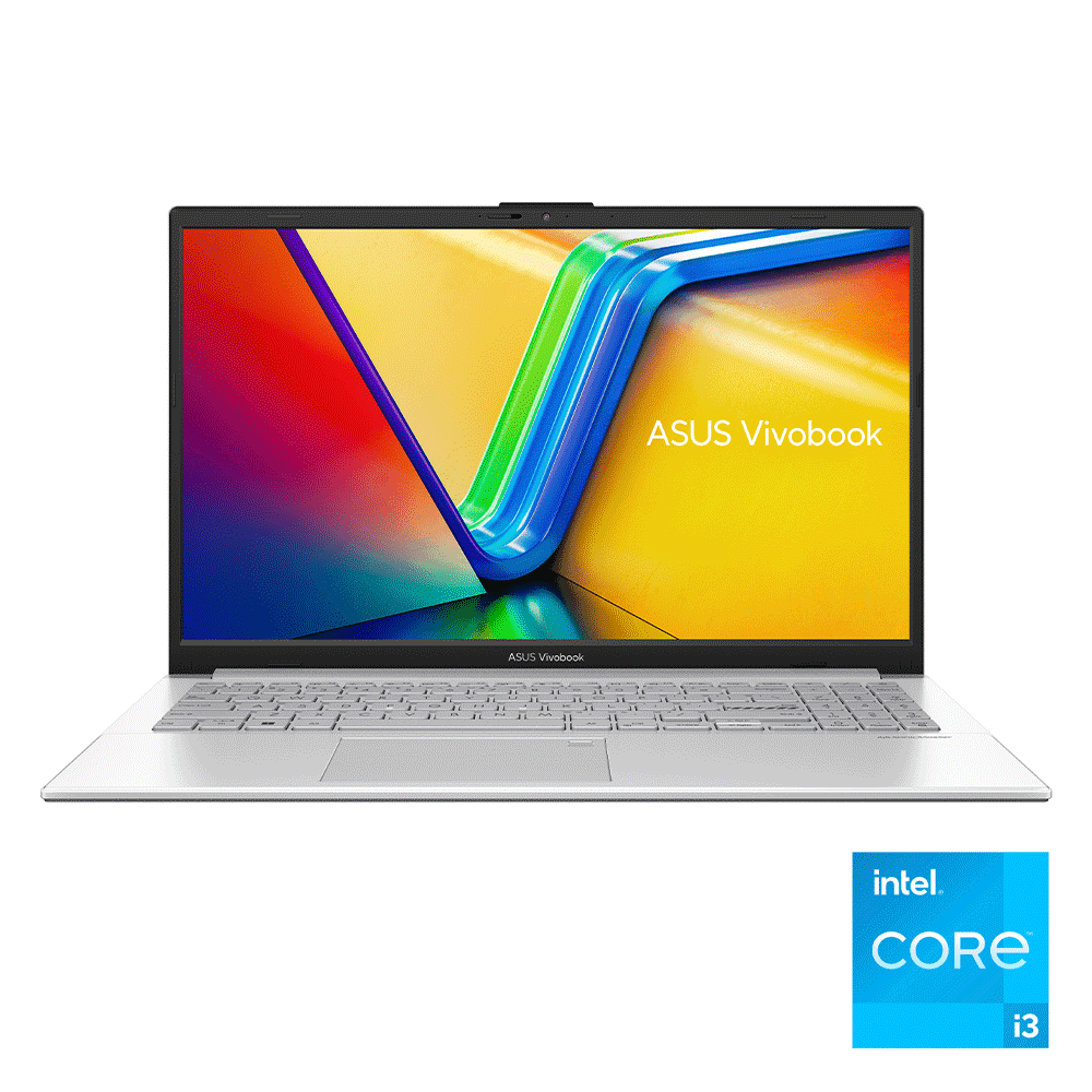 ASUS Vivobook Go 15E1504GA-NJ003W Laptop - Intel® Core™ i3-N305 - 8GB - 256GB SSD - Intel® UHD Graphics - 15.6" FHD - Win11 - Cool Silver 
