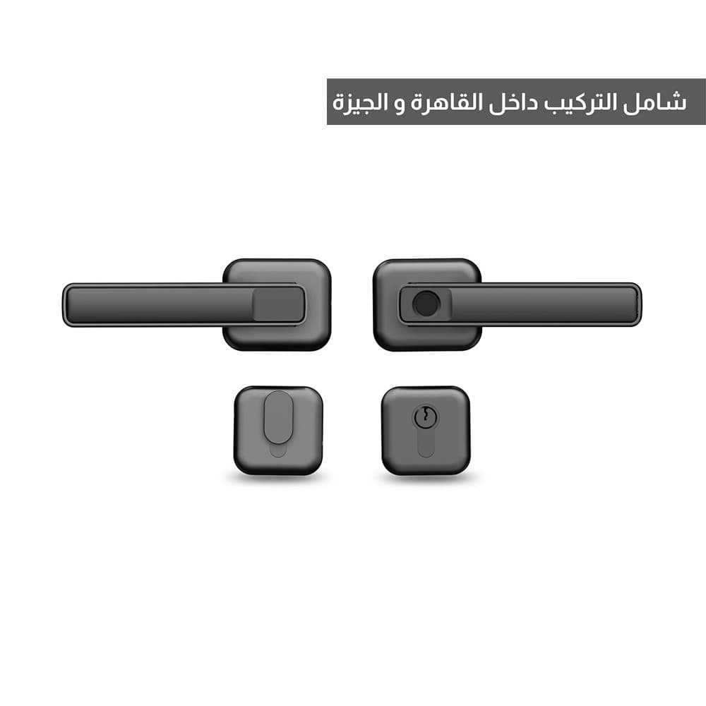 فيليبس Intuitive قفل للباب سمارت مع بصمه اصبع - اسود - Ddl101-3HWS