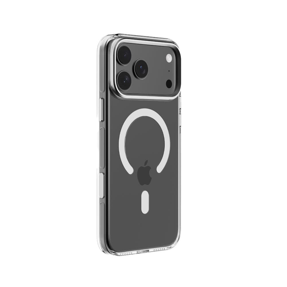 Devia Crystal Series Magnetic Shockproof Case Built-in Touch For iPhone 17 Pro Max - Transparent