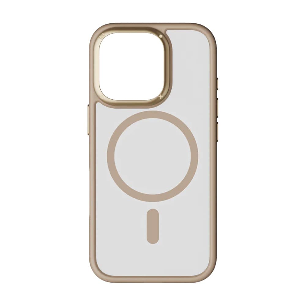 Momax Play Case With Magnetic For iPhone 16 Pro - Desert Titanium
