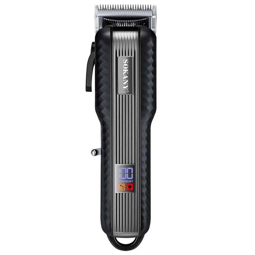 Sokany Digital Hair Shaver Machine 5 Watt - Black - SK16089